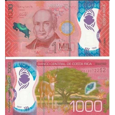 Коста Ріка / Коста Рика / Costa Rica 1000 Colones 2021(2019) Pick 280 UNC