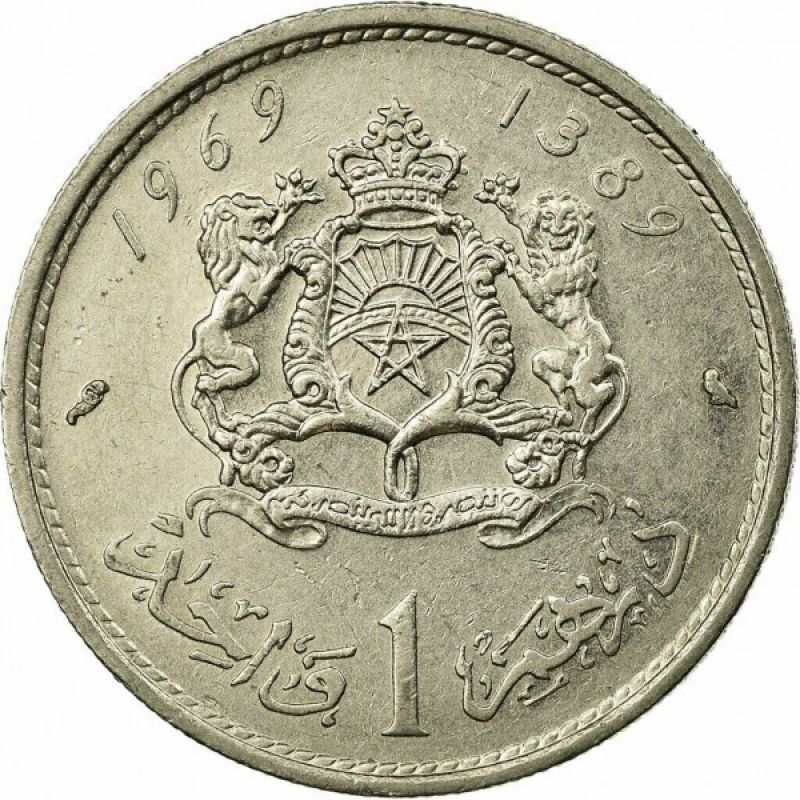 1 дирхам 1965 Марокко (ЄВ)