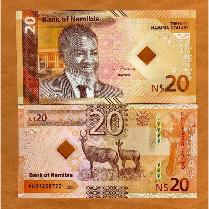 Намібія / Намибия / Namibia 20 dollars 2025 Pick 21 UNC Намібія / Намибия / Namibia 20 dollars 2025 Pick 21 UNC