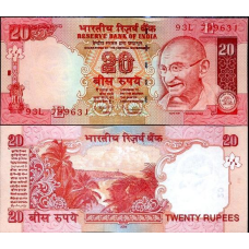 Індія / India 20 Rupees 2013 “E“ UNC