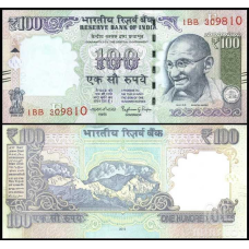 Індія / India 100 Rupees 2015 “Е“ UNC