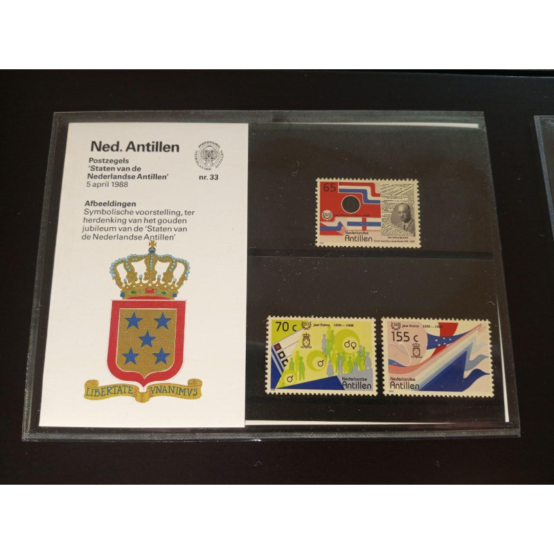 Нідерландські Антили 1988г. MNH холдер буклет No33 Нідерландські Антили 1988г. MNH холдер буклет No33