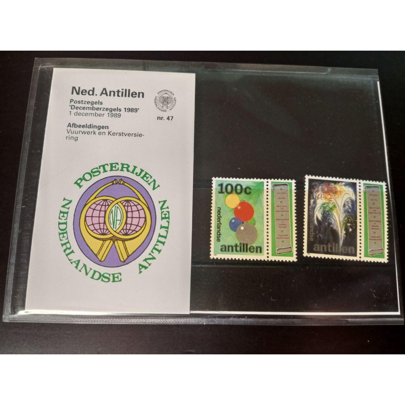 Нідерландські Антили 1989г. MNH холдер буклет No47 Нідерландські Антили 1989г. MNH холдер буклет No47