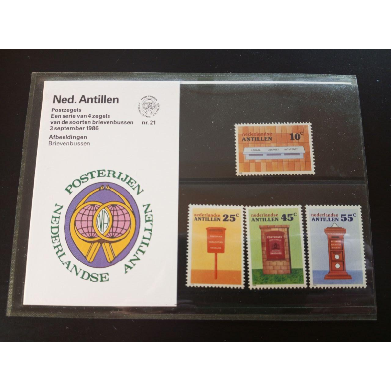 Нідерландські Антили 1986г. MNH холдер буклет No21 Нідерландські Антили 1986г. MNH холдер буклет No21