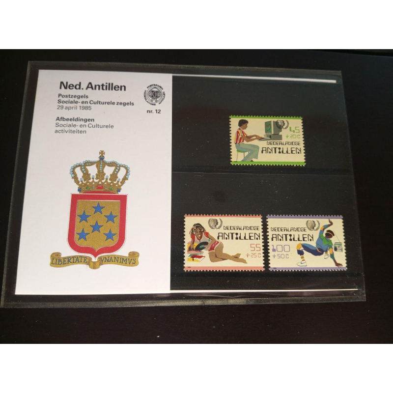 Нідерландські Антили 1985 р. MNH холдер буклет No12 Нідерландські Антили 1985 р. MNH холдер буклет No12