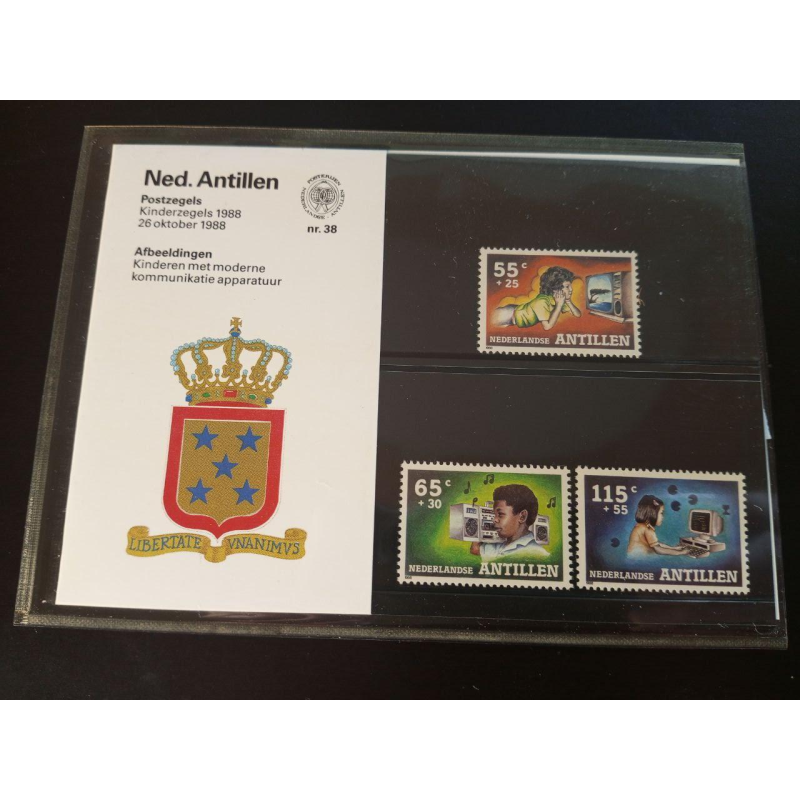 Нідерландські Антили 1988г. MNH холдер буклет No38 Нідерландські Антили 1988г. MNH холдер буклет No38