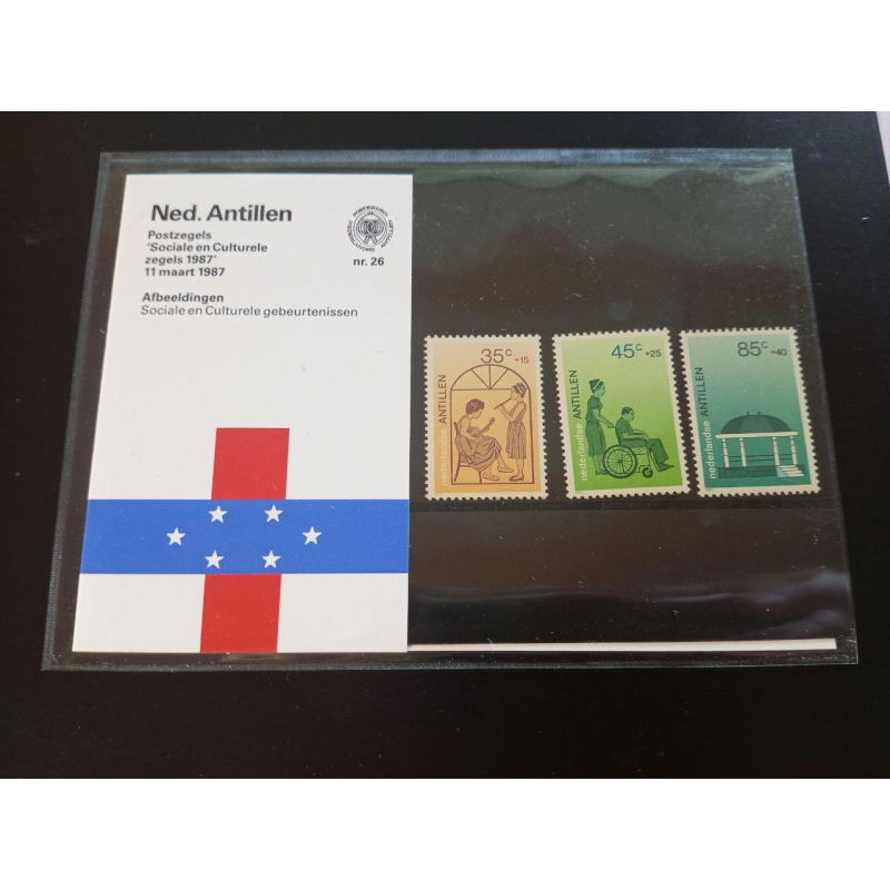 Нідерландські Антили 1987г. MNH холдер буклет No26 Нідерландські Антили 1987г. MNH холдер буклет No26