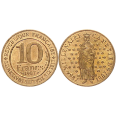 10бунів 1987 Франція — Тисячоліття династії Капетингу