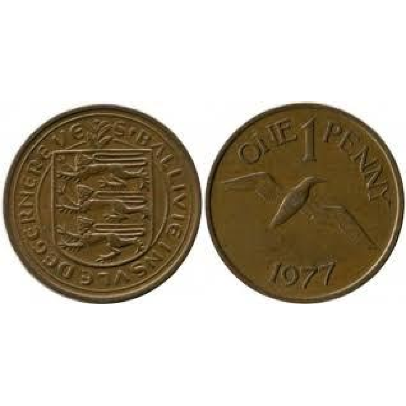 Гернсі 1 пенні 1977,79
