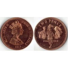 2 пенса 2013, Гібралтар