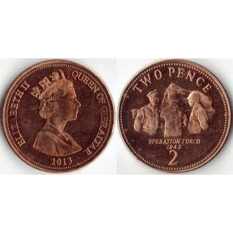 2 пенса 2013, Гібралтар
