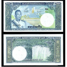 Лаос/Laos 200 Kip (1963) Pick 13b UNC