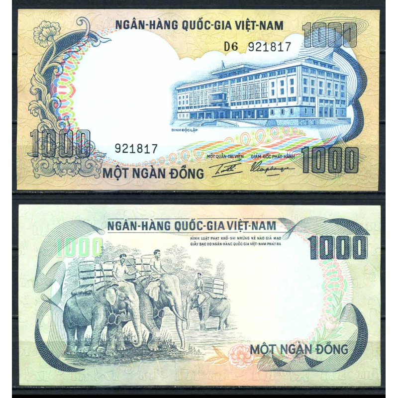 Південний В“єтнам /Vietnam South 1000 Dong 1972 P34 Південний В“єтнам /Vietnam South 1000 Dong 1972 P34