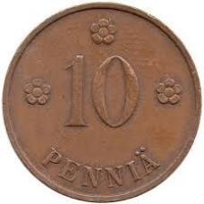 10 пінні 1934, Фінляндія