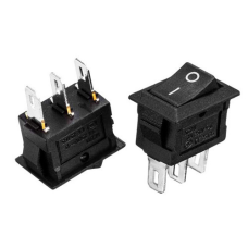 Перемикач малий Daier KCD5-102, ON-ON, 3pin, 3A 250V