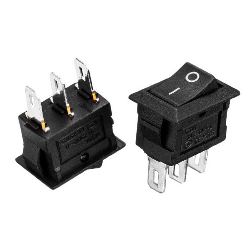 Перемикач малий Daier KCD5-102, ON-ON, 3pin, 3A 250V Перемикач малий Daier KCD5-102, ON-ON, 3pin, 3A 250V