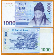 Корея Південна / South Korea 1000 won (2007) Pick 54a UNC