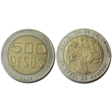 Колумбія 500 песо, 2008 (БД)