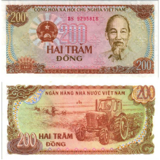 В“єтнам / Vietnam 200 Dong 1987 Pick 100a UNC