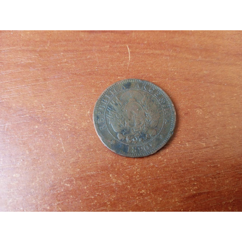 Монета 2сентаво 1890 рік, gen.(АМ) Монета 2сентаво 1890 рік, gen.(АМ)