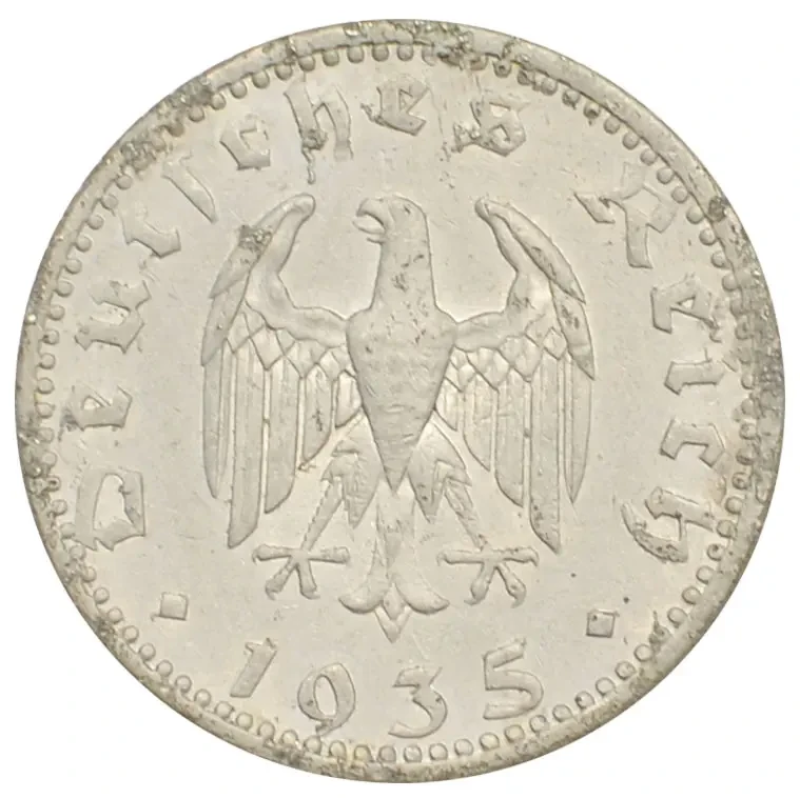 50 Рейспфеннігів 1935 року, А, Третій Рейх, VF