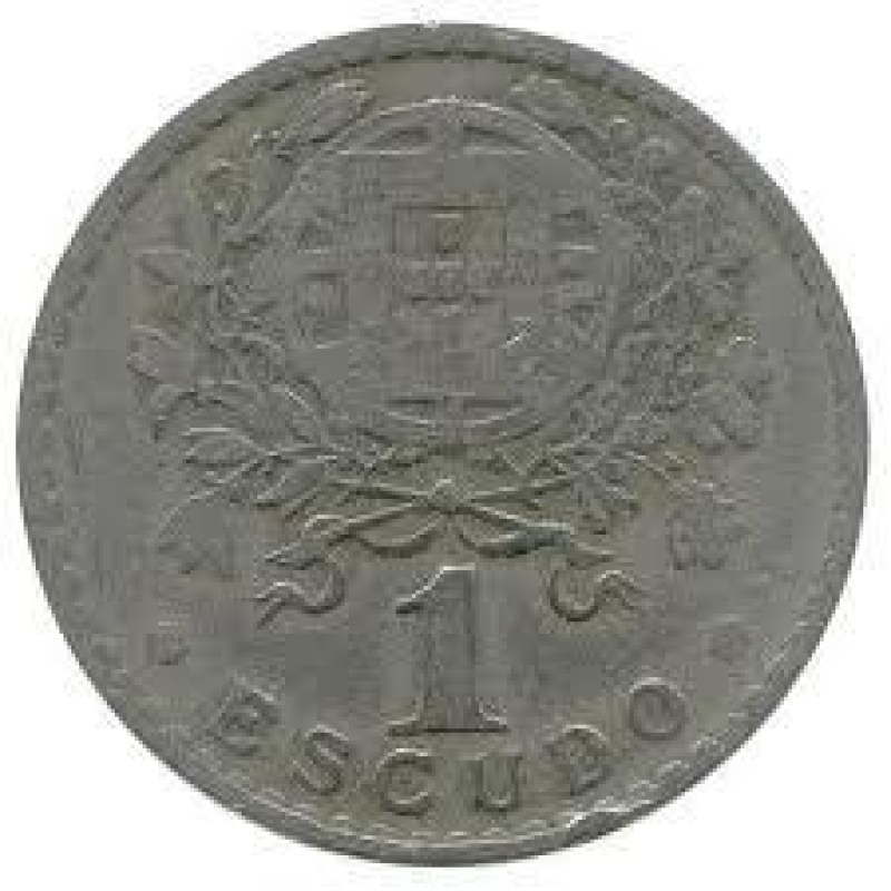1 ескудо 1927-1968 року. Португалія. VF(Г)