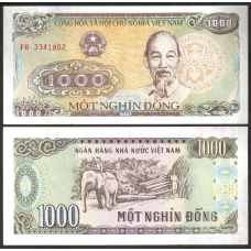 В“єтнам / Vietnam 1000 Dong 1988 P106a UNC