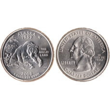 25 млн 2008 D США — Аляска — Alaska