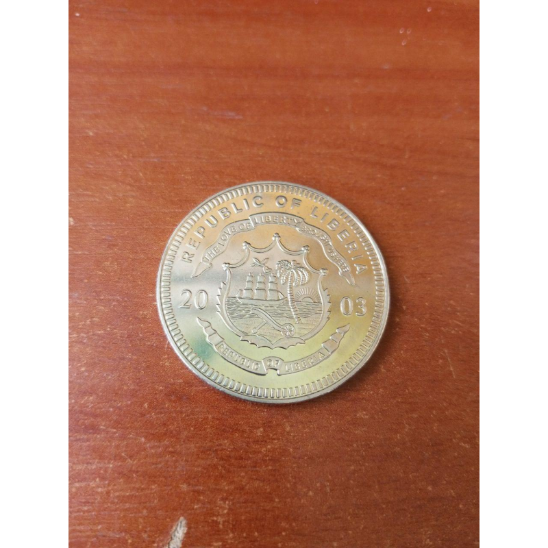 Ліберія 5 доларів 2003