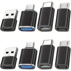 Набір адаптерів USB-C на USB, 8 шт.
