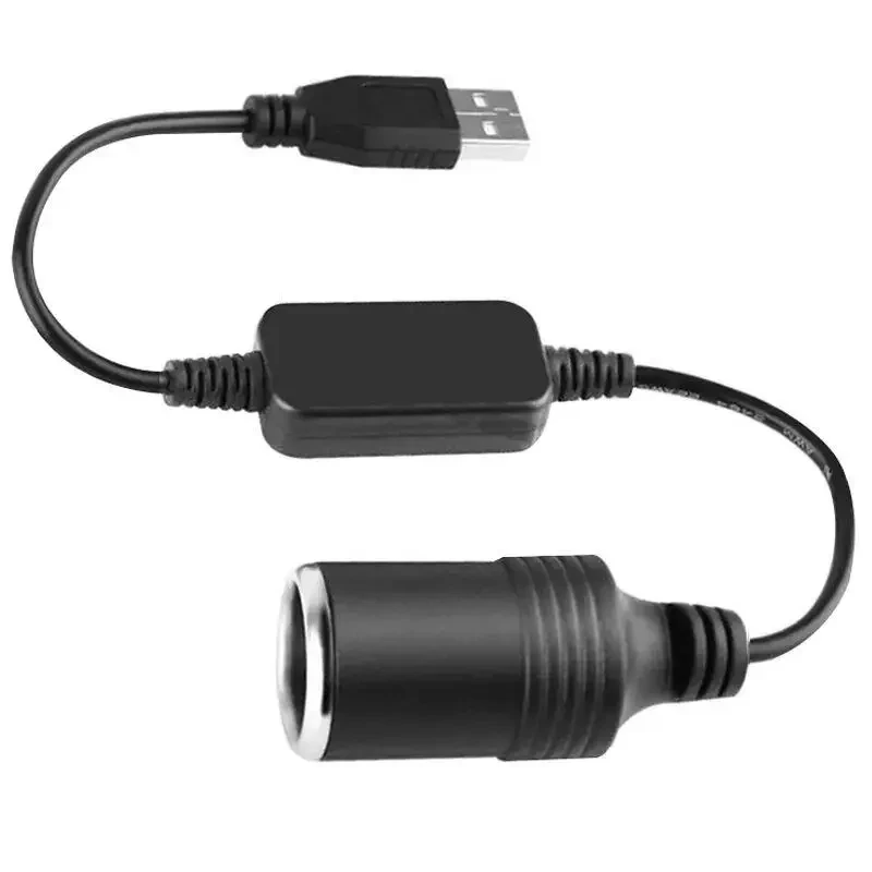 Адаптер перетворювач із 5 В Usb на 12 В прикурювач автомобіля
