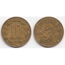 Французька Екваторіальна Африкабут 10 пива, 1958 (Д)