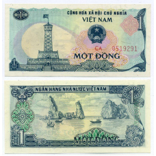 В“єтнам / Vietnam 1 Dong 1985 Pick 90 UNC