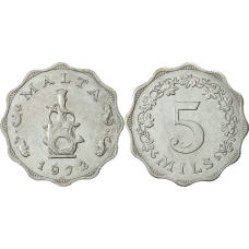 5 миля 1972, Мальтійська республіка (1972-2007). (АО)