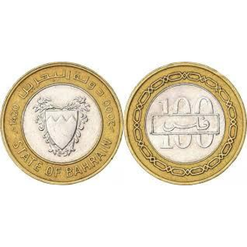 ОПТ Бахрейн 100 філс біметал(ЕВ)