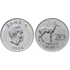 Замбія 20 нгве 1968,72 (БЖ)