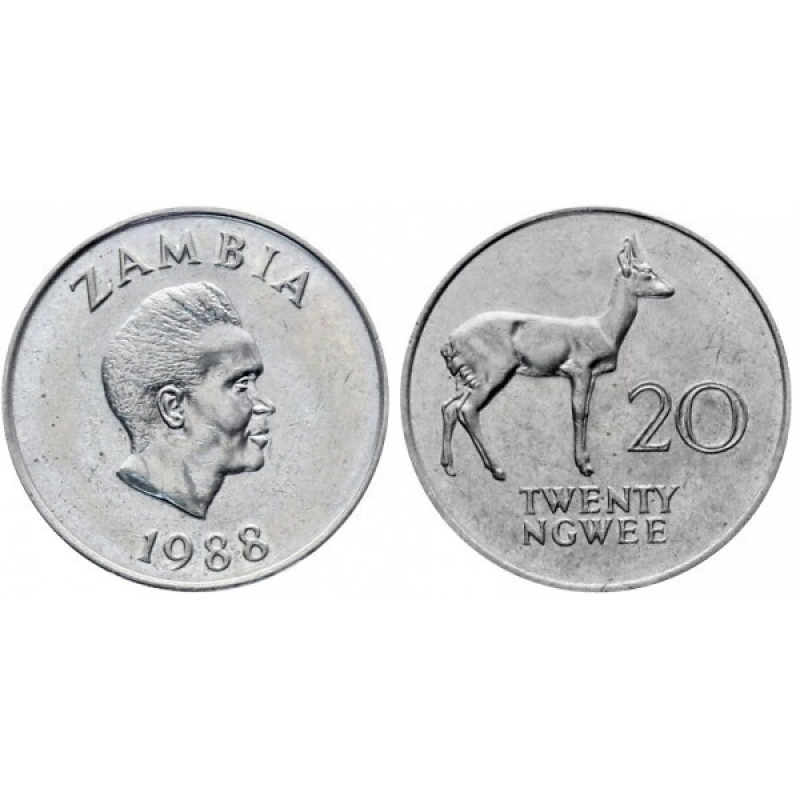 Замбія 20 нгве 1968,72 (БЖ)