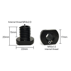 Адаптер M10 Кутова шліфувальна машина M14 Перетворювач різьби Adapte Arbor Connector Полірування для інструментів