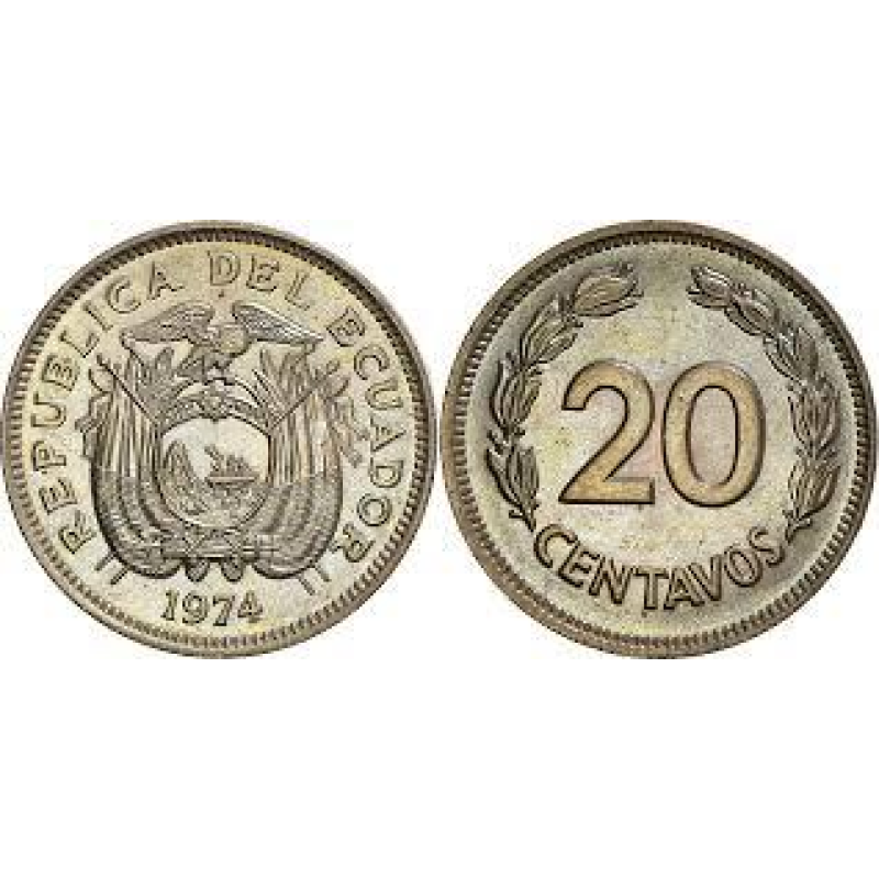 Еквадор 20 сентаво 1974,76,80 (АР) Еквадор 20 сентаво 1974,76,80 (АР)