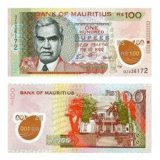 Маврикій / Маврикий / Mauritius 100 Rupees 2024 Pick 65А UNC(полімер)