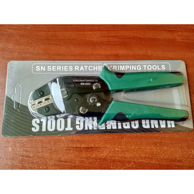 Кримпер SN-02C (прес-клещі) 0.25-2,5 мм2 AWG23-13 Кримпер SN-02C (прес-клещі) 0.25-2,5 мм2 AWG23-13