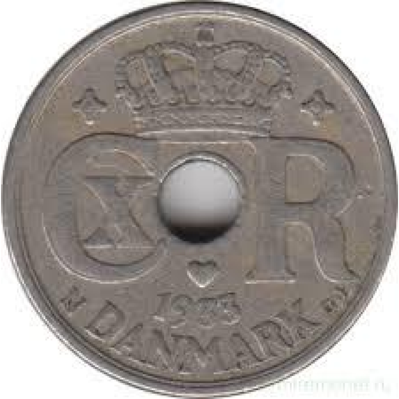Монета 10 ере 1933, Данія