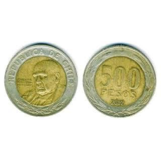 Чилі 2000-2018 500 песо Рауль Сільва Енрікес (Д)