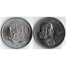 50 млн 1965-1969 — SOUTH AFRICA, ПАР