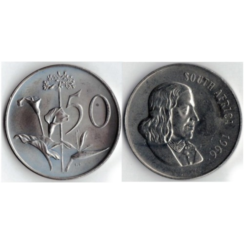 50 млн 1965-1969 — SOUTH AFRICA, ПАР 50 млн 1965-1969 — SOUTH AFRICA, ПАР