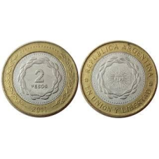 2 песо 2011 gen(АМ)