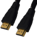 Шнур HDMI (штекер - штекер) v.1.4, діам.-6мм, “позолочений“, 2м, чорний (в коробці) Шнур HDMI (штекер - штекер) v.1.4, діам.-6мм, “позолочений“, 2м, чорний (в коробці)