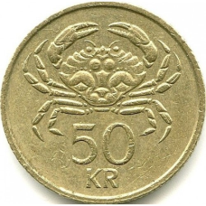 50 крон 1987-2025, Ісландія