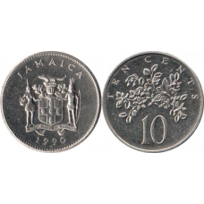 Монета 10 млн. 1990 рік, Ямайка.