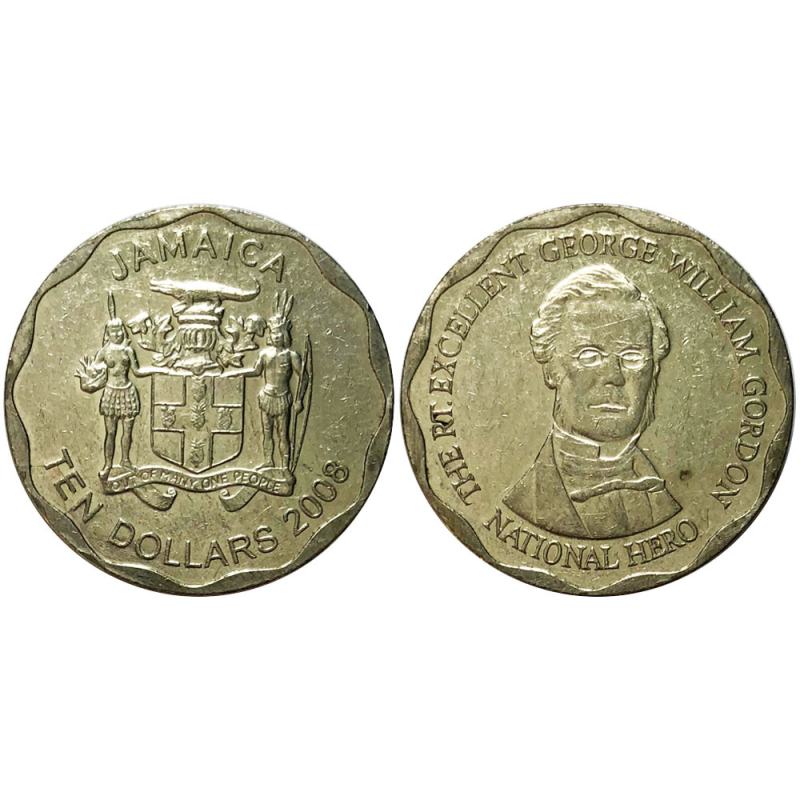 Ямайка 10 доларів, 2008-2025